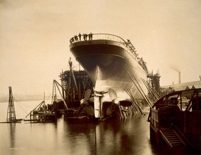 RMS Campania, 1892 by English Photographer